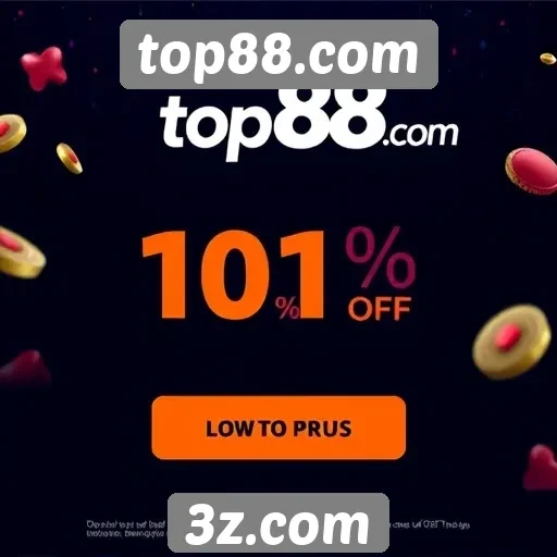 Comparativo de bônus e promoções do site top88.com